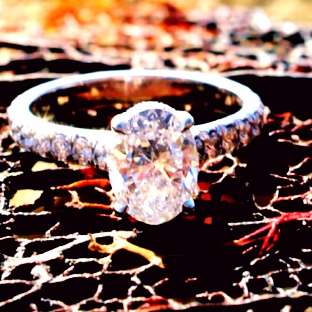 Oval diamond ring from Spellbound’s historical business photo gallery